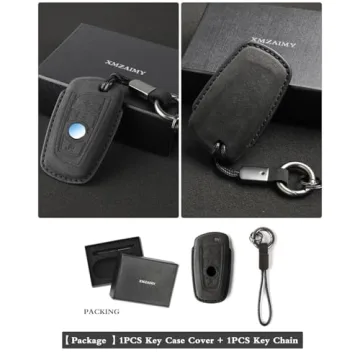 Luxury Xmzaimy Key Fob Cover for BMW Models - Stylish & Durable