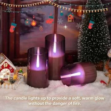 Kakoya Flameless Candles Set with Remote and Timers