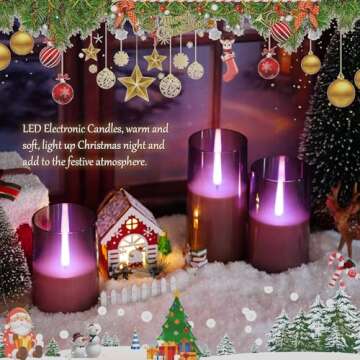 Kakoya Flameless Candles Set with Remote and Timers