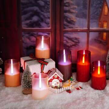 Kakoya Flameless Candles Set with Remote and Timers