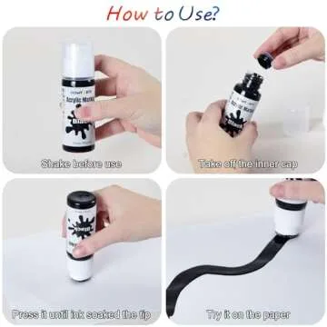 HOMY ARTY Acrylic Paint Markers - Jumbo 18mm Permanent Markers