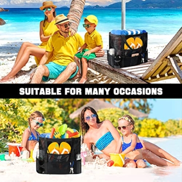 Gocvo Mesh Beach Bag - Large Durable Tote for Summer Fun