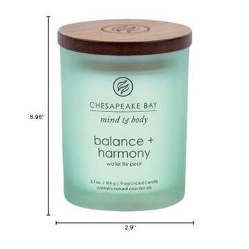 Chesapeake Bay Candle Peace + Tranquility, Balance + Harmony, Serenity + Calm Scented Candle Gift Set, Small Jar (3-Pack), Assorted