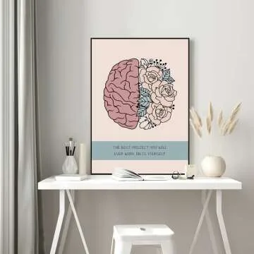 Mental Health Awareness Poster - Promote Wellbeing Today