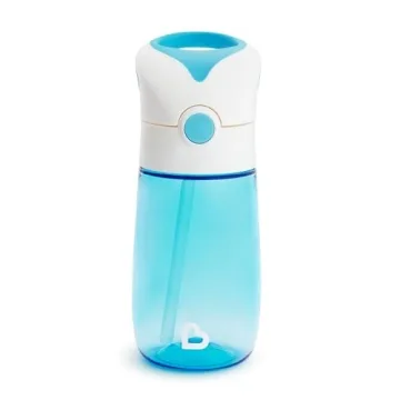 Munchkin® Flip & Go™ Toddler Sippy Cup with Straw, 12 Ounce, Blue
