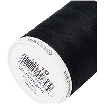 Gutermann Sew-All Thread 1094 Yards-Black (24357)