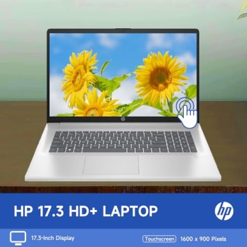 HP High-Performance 17.3" Laptop with Touchscreen and 1TB SSD