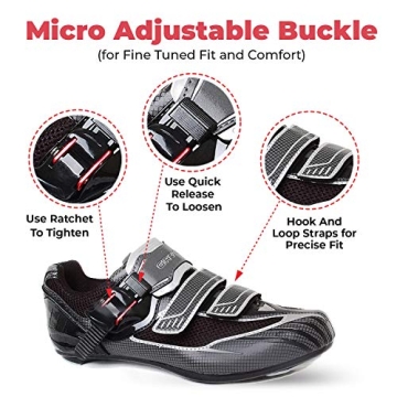 Gavin Elite Road Cycling Shoes Size 43 EU - Comfort & Performance