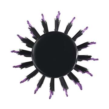 Wet Brush Volumizing Round Brush for Fine to Medium Hair - Salon Blow-Out, Less Pain & Breakage, Lightweight Boar Bristle Detangles & Removes Knots