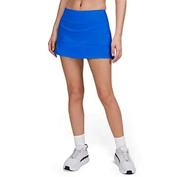 MCEDAR Athletic Tennis Golf Skorts Skirts for Women with Pocket Workout Running Sports Pleated Skirts Casual 01DQ-Royal Blue/6