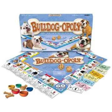 Late For the Sky Bulldog-opoly - A Fun Twist on Monopoly for Dog Lovers!