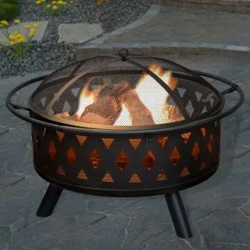 32-Inch Outdoor Fire Pit Set - Perfect for Gatherings