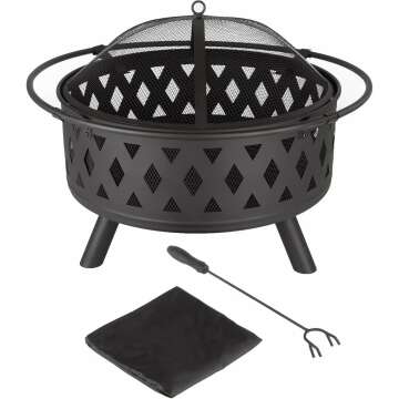 32-Inch Outdoor Fire Pit Set - Perfect for Gatherings