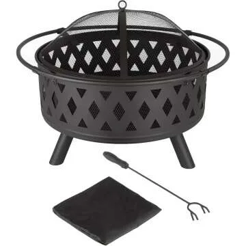 32-Inch Outdoor Fire Pit Set - Perfect for Gatherings