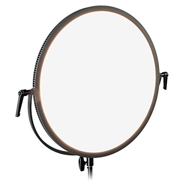 Fotodiox Pro FlapJack Studio (C-700RSV) Bicolor LED Studio Edge Light - 18-Inch Round Ultra-Thin Pro...