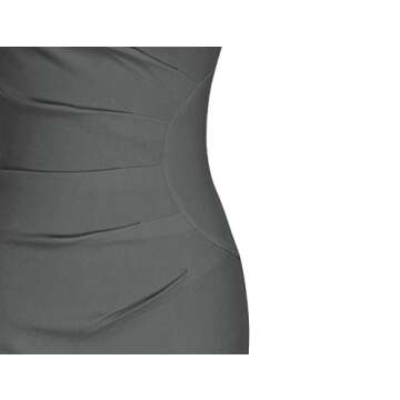 MUXXN Women's Sleeveless Tea Length Evening Dress - Elegant & Comfortable