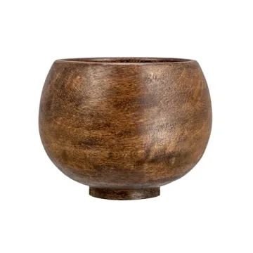 Elegant Creative Co-Op Mango Wood Bowl for All Occasions