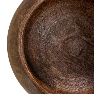 Elegant Creative Co-Op Mango Wood Bowl for All Occasions