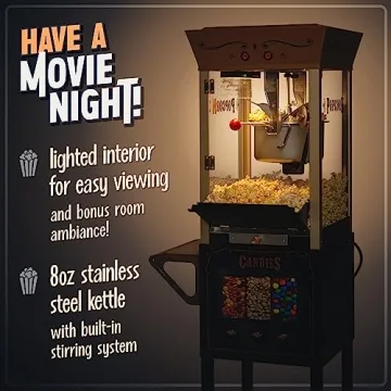 Nostalgia Vintage Popcorn Cart for Incredible Family Fun