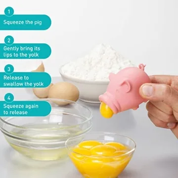 Peleg Design Silicone Egg Separator for Easy Egg Separation