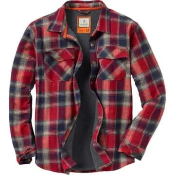 Legendary Whitetails Archer Flannel Shirt Jacket: Warm & Stylish