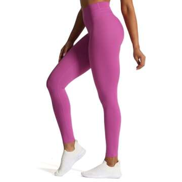 Aoxjox High Waisted Tummy Control Leggings for Women