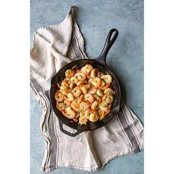 Lodge 10 Inch Chef Style Skillet for All Cooking Needs