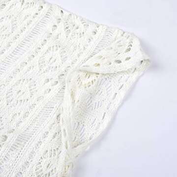 HARHAY Women's Summer Swimsuit Bikini 2023 Beach Swimwear Crochet Cover up