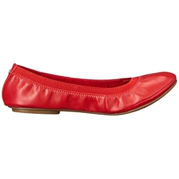 Bandolino Women's Edition Ballet Flat, Red, 8