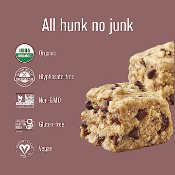 Heavenly Hunks Organic Oatmeal Dark Chocolate Snack