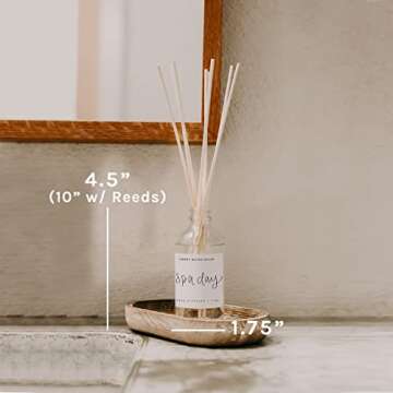 Sweet Water Decor | Reed Diffuser Set | Lavender & Sage Scent For Home and Office | Lasts For 3+ Months | Premium Fragrance Oils | Made In The USA