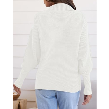 ZESICA Women's Cozy V Neck Knit Sweater for Winter