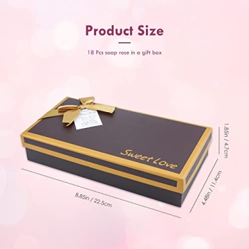 Elegant Floral Scented Soap Rose Petals for Her Gifts