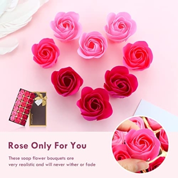 Elegant Floral Scented Soap Rose Petals for Her Gifts