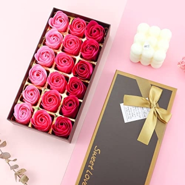 Elegant Floral Scented Soap Rose Petals for Her Gifts