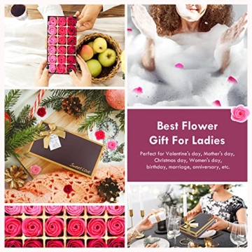 Elegant Floral Scented Soap Rose Petals for Her Gifts