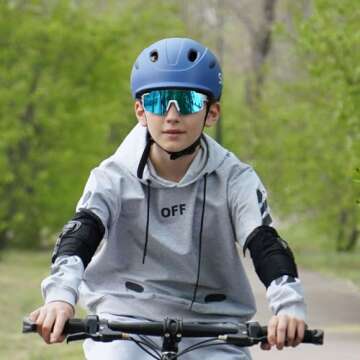 DUCO Polarized Kids Sunglasses Youth Sports Cycling Shades Lightweight Frame UV400 Child Boys Girls ...