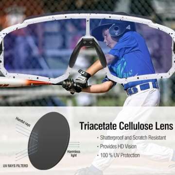 DUCO Polarized Kids Sunglasses Youth Sports Cycling Shades Lightweight Frame UV400 Child Boys Girls Baseball SunGlasses DK310