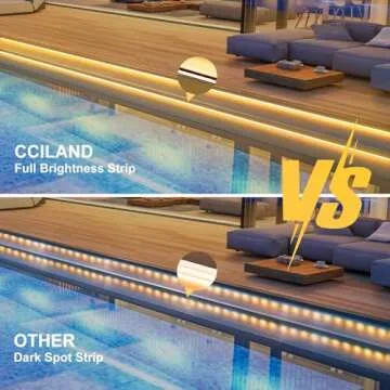 CCILAND 33Ft LED Neon Rope Lights, 1200 LED Neon Lights Dimmable with Timer Outdoor Waterproof, Silicone Flexible DIY LED Strip Lights for Gaming Bedroom Outdoor Decor (Warm White)