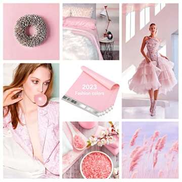 Metronic Poly Mailers 14.5x19 200 Pack, Strong Adhesive Shipping Envelopes for Clothing, Large Shipping Bags for Small Businesses, Waterproof Mailers Poly Bags for Shipping, Packages Bags Light Pink