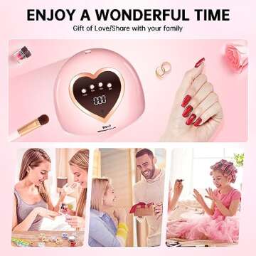 CHRISTINE SHELLY UV LED Nail Lamp for Professional Nails