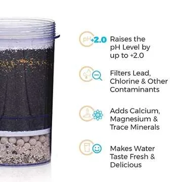 5-Stage Alkaline Replacement Filter for the Gravity Water System by Santevia | At Home Water Filter ...