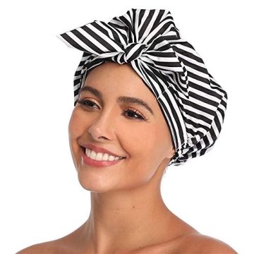 VVolf Turban Shower Cap - Fashionable Hair Protection for Women