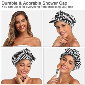 Stylish VVolf Shower Cap for Women | Long Hair Protection