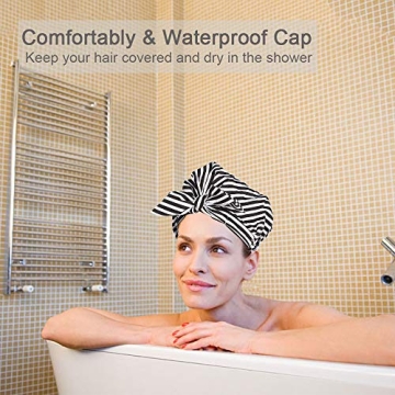 Stylish VVolf Shower Cap for Women | Long Hair Protection