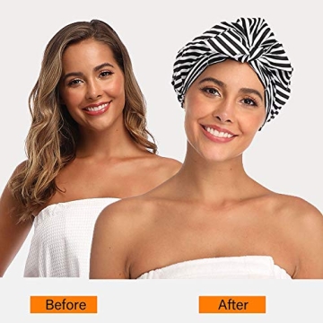 Stylish VVolf Shower Cap for Women | Long Hair Protection