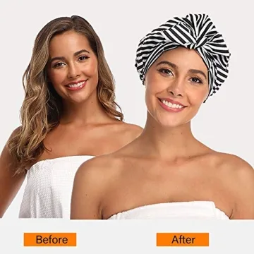 Stylish VVolf Shower Cap for Women | Long Hair Protection