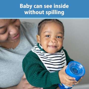 Dr. Brown’s Spoutless Transition Cup - Blue Alligator, 10 oz