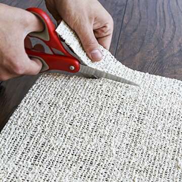 RUGPADUSA - Nature's Grip - 2'x8' - 1/16" Thick - Rubber and Jute - Eco-Friendly Non-Slip Rug Pad - Safe for Your Floors and Your Family, Many Custom Sizes