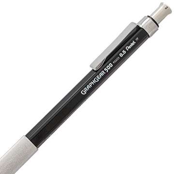 Pentel GraphGear 500 Pencil for Precision Drafting